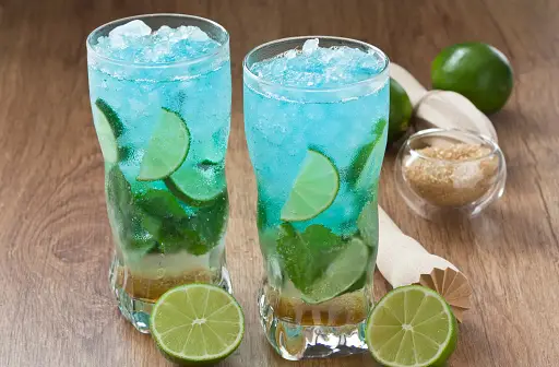 Blue Coracao Mojito